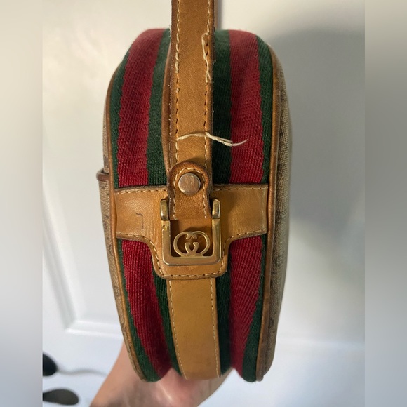Vintage Gucci Micro GG Monogram Canvas Leather Crossbody Bag - Picture 16 of 16